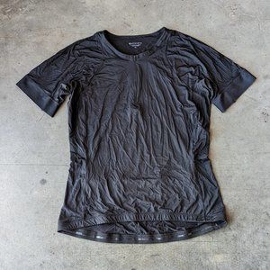 Athleta Black Biking Velo Cycle Jersey Top size XL